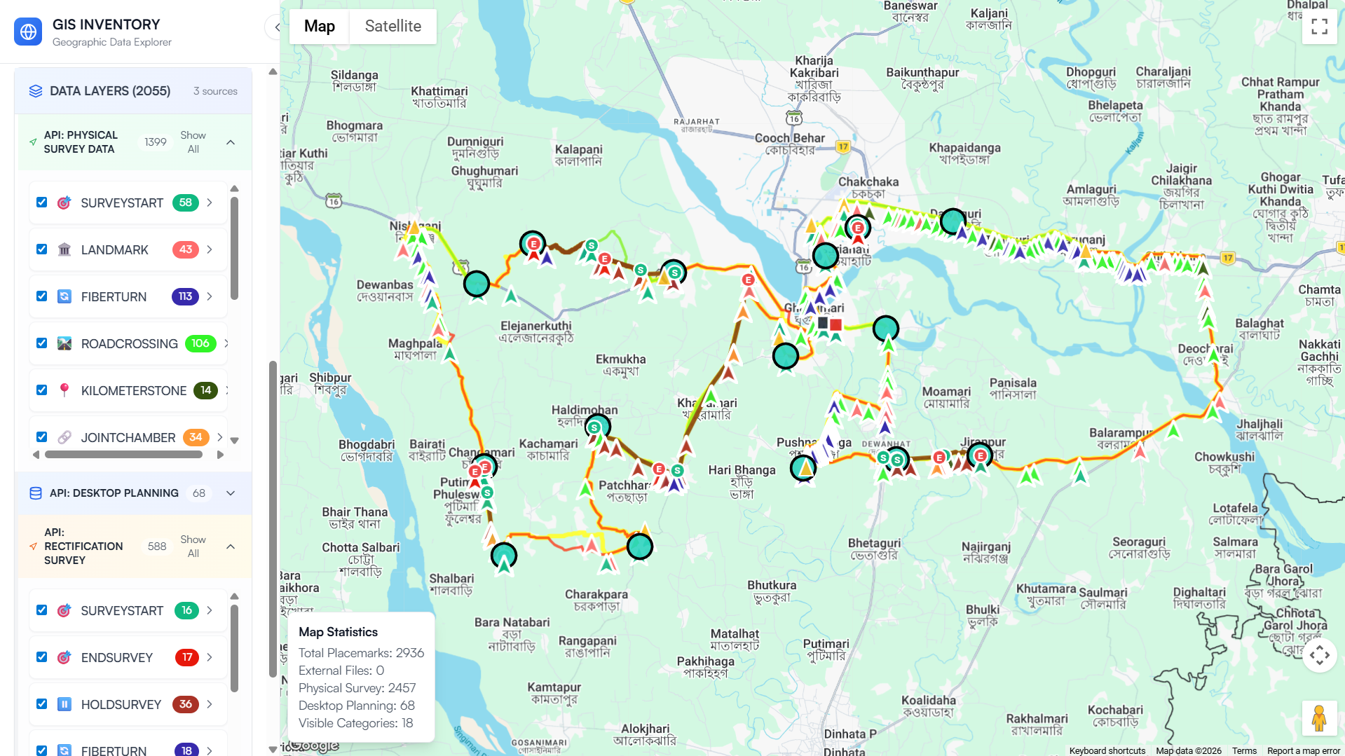 GIS Inventory Dashboard