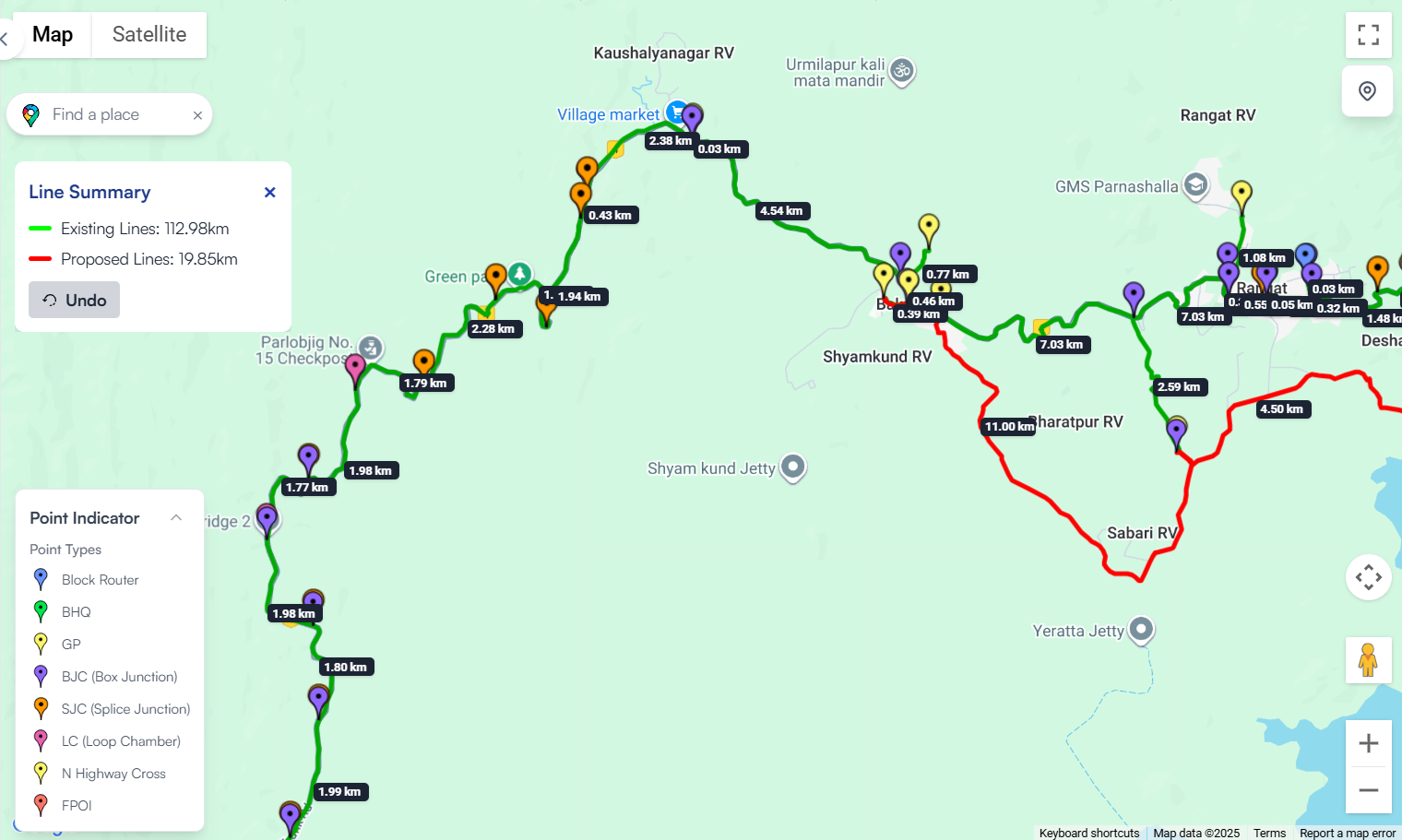 Route Planning Dashboard